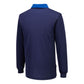 Portwest PW2 Corporate Casuals Poloshirt PW218 Cotton Comfort L/S marineblauw-koningsblauw(NR)