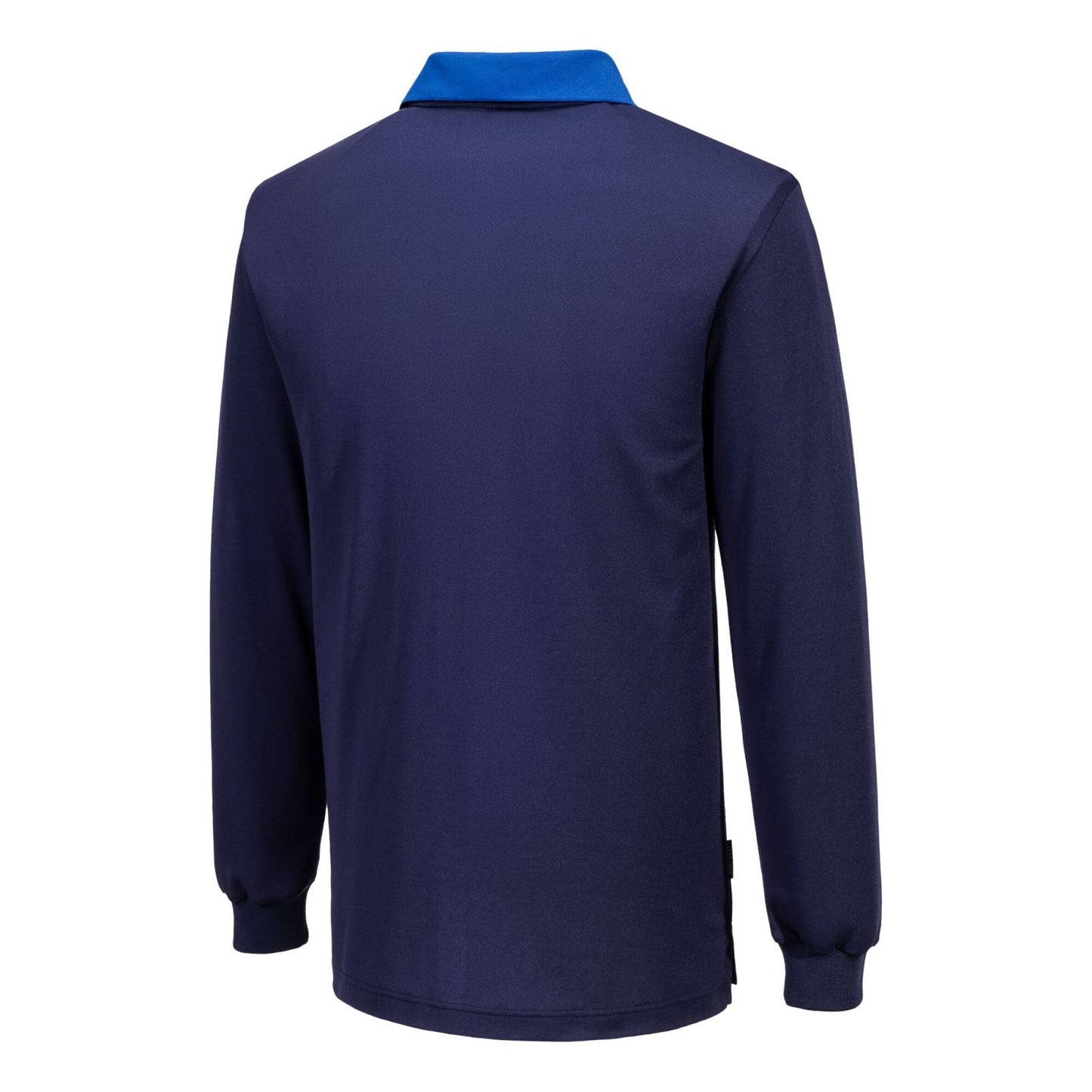 Portwest PW2 Corporate Casuals Poloshirt PW218 Cotton Comfort L/S marineblauw-koningsblauw(NR)
