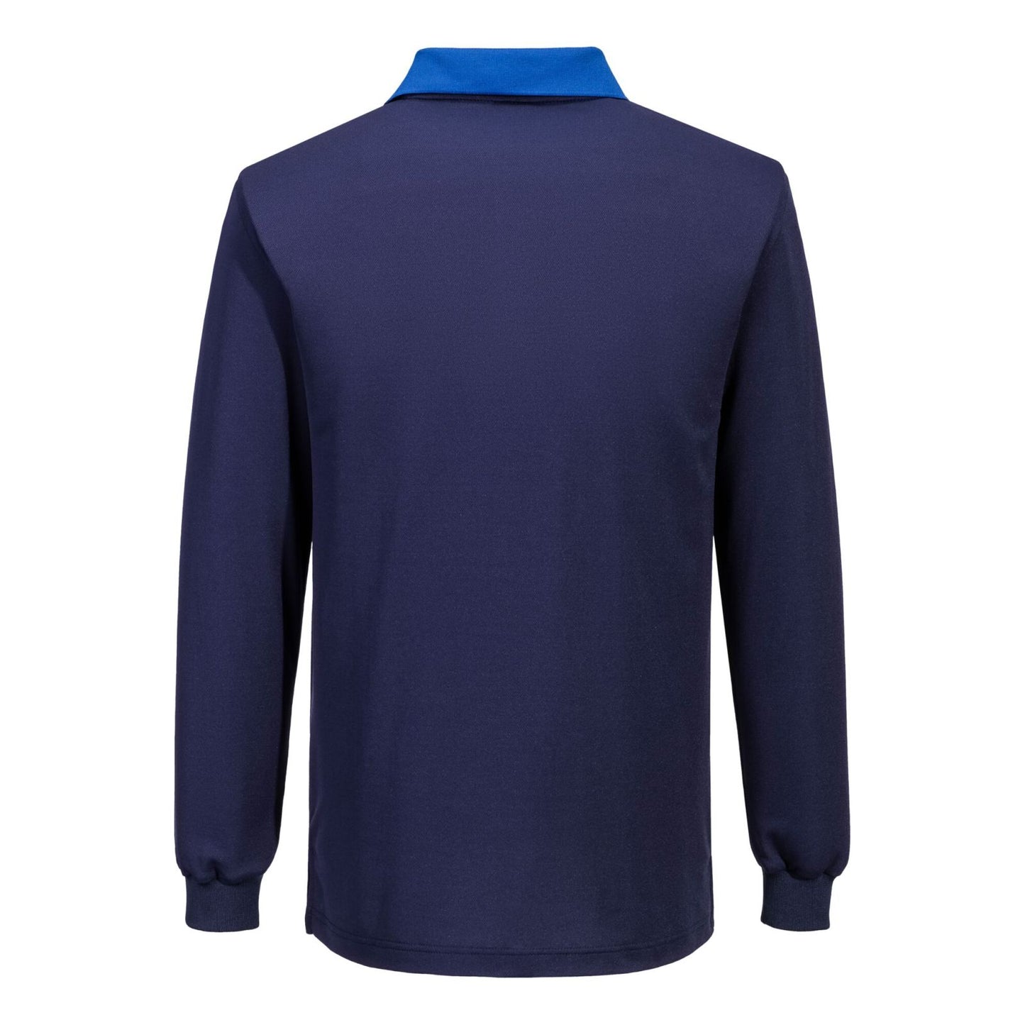 Portwest PW2 Corporate Casuals Poloshirt PW218 Cotton Comfort L/S marineblauw-koningsblauw(NR)