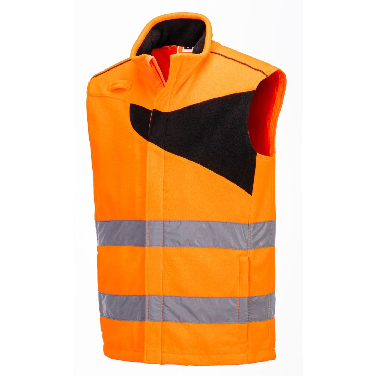 Portwest PW2 Hoge zichtbaarheid Bodywarmer PW231 HiVis fleece oranje-zwart(OB)