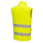 Portwest PW2 Hoge zichtbaarheid Bodywarmer PW231 HiVis fleece geel-zwart(YB)