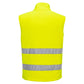 Portwest PW2 Hoge zichtbaarheid Bodywarmer PW231 HiVis fleece geel-zwart(YB)