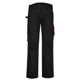 Portwest Broeken PW240 zwart-rood(BD)