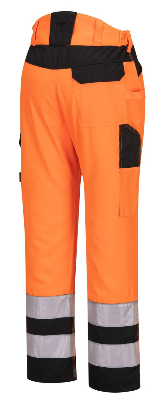 Portwest Broeken PW241 oranje-zwart(OB)
