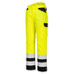 Portwest Broeken PW241 geel-zwart(YB)