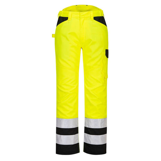 Portwest Broeken PW241 geel-zwart(YB)