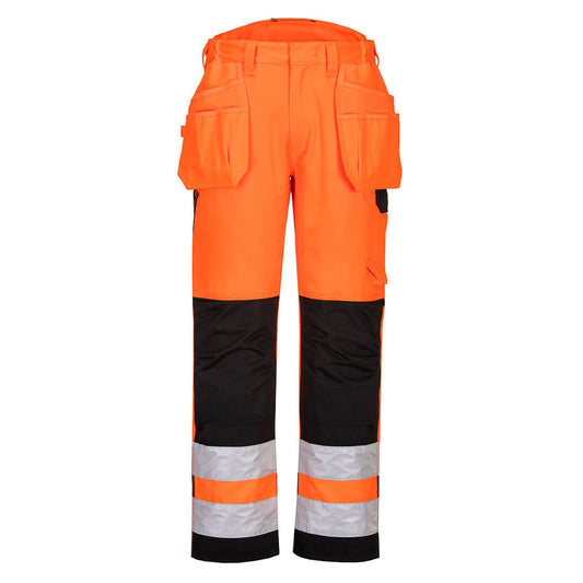 Portwest Broeken PW242 oranje-zwart(OB)