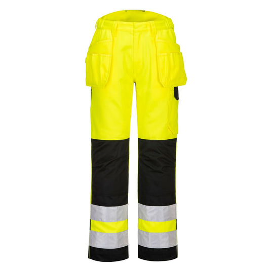 Portwest Broeken PW242 geel-zwart(YB)