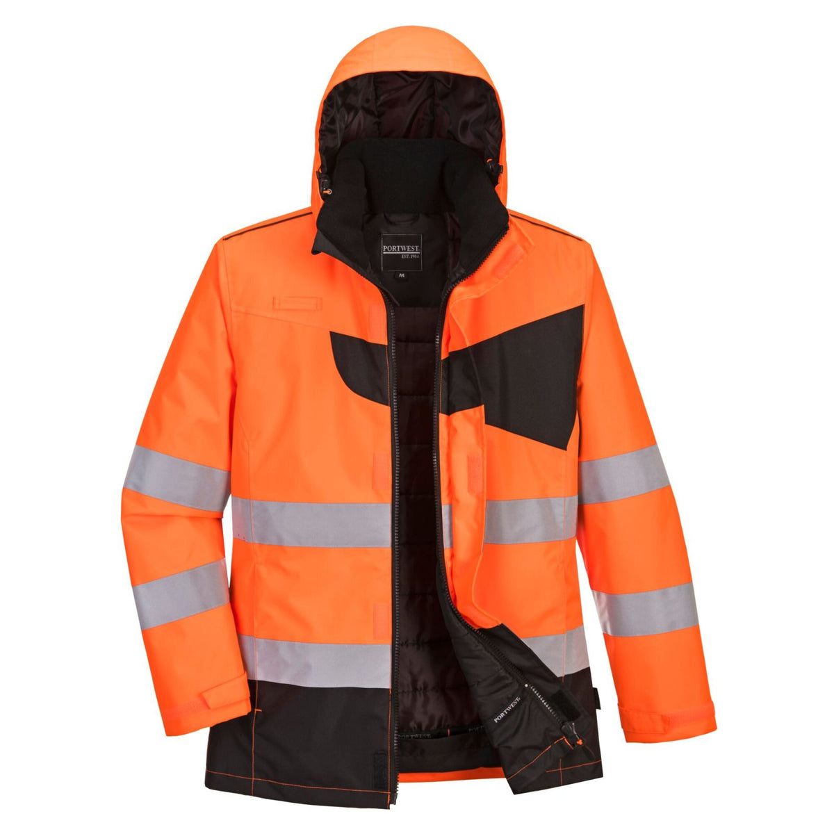 Portwest Jassen PW261 oranje-zwart(OB)