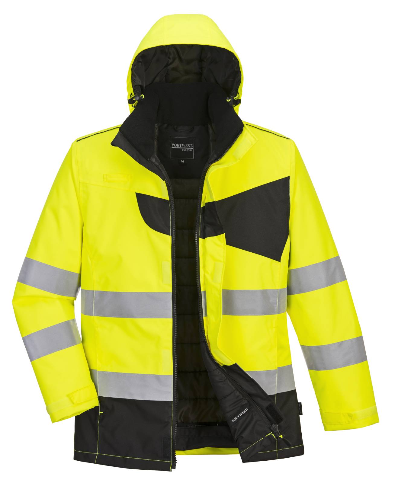 Portwest Jassen PW261 geel-zwart(YB)