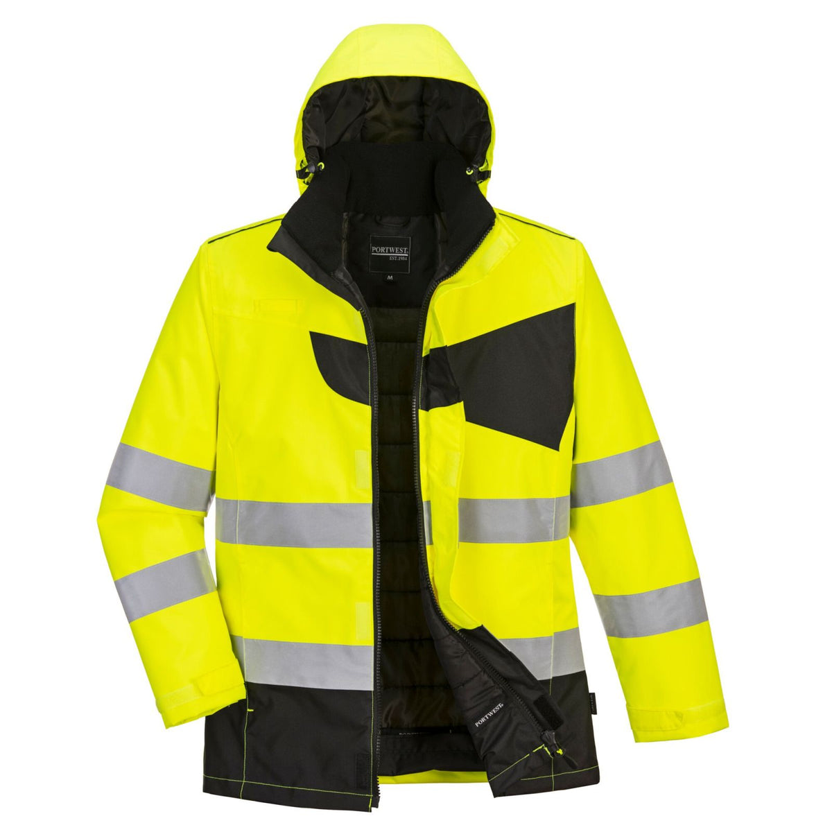 Portwest Jassen PW261 geel-zwart(YB)