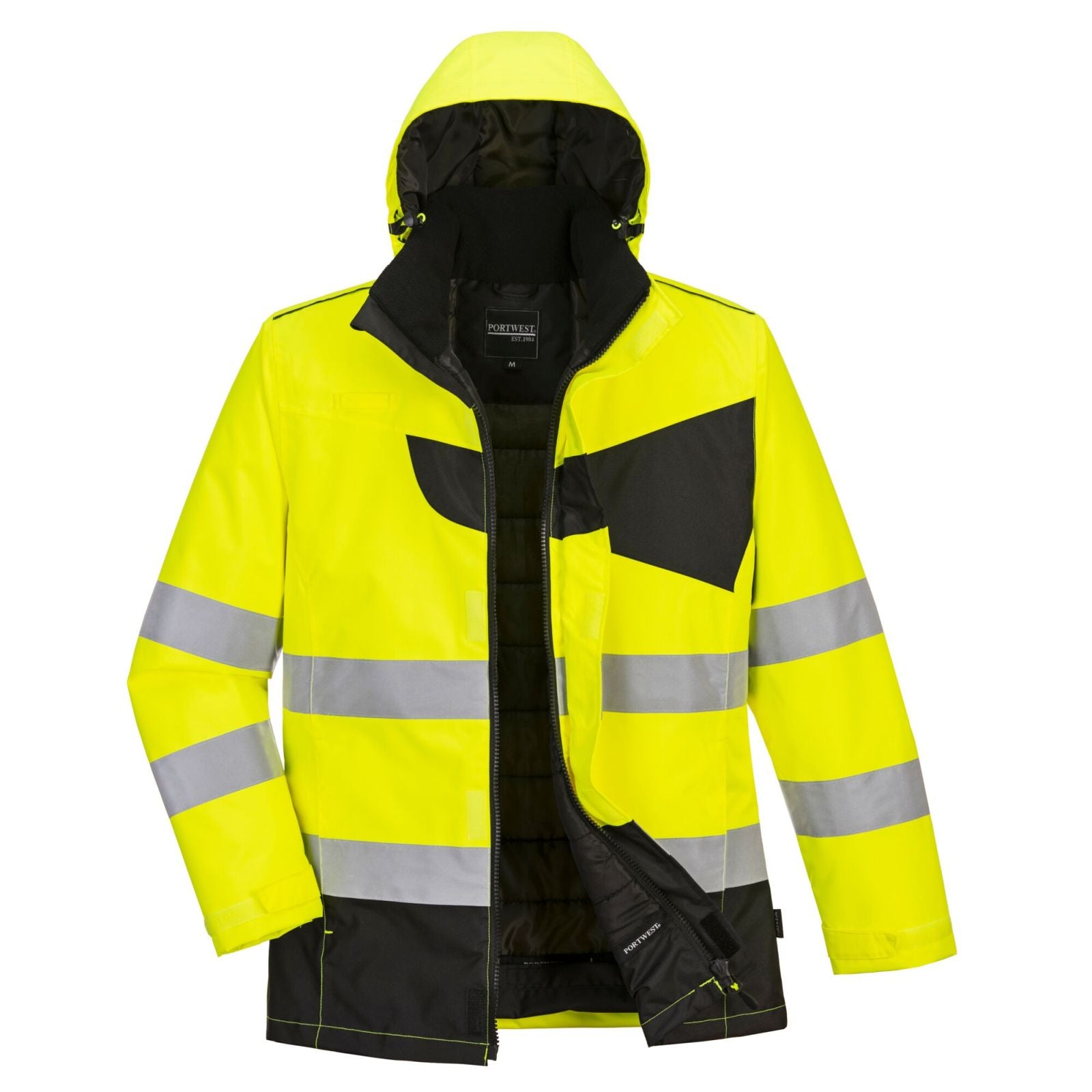 Portwest Jassen PW261 geel-zwart(YB)