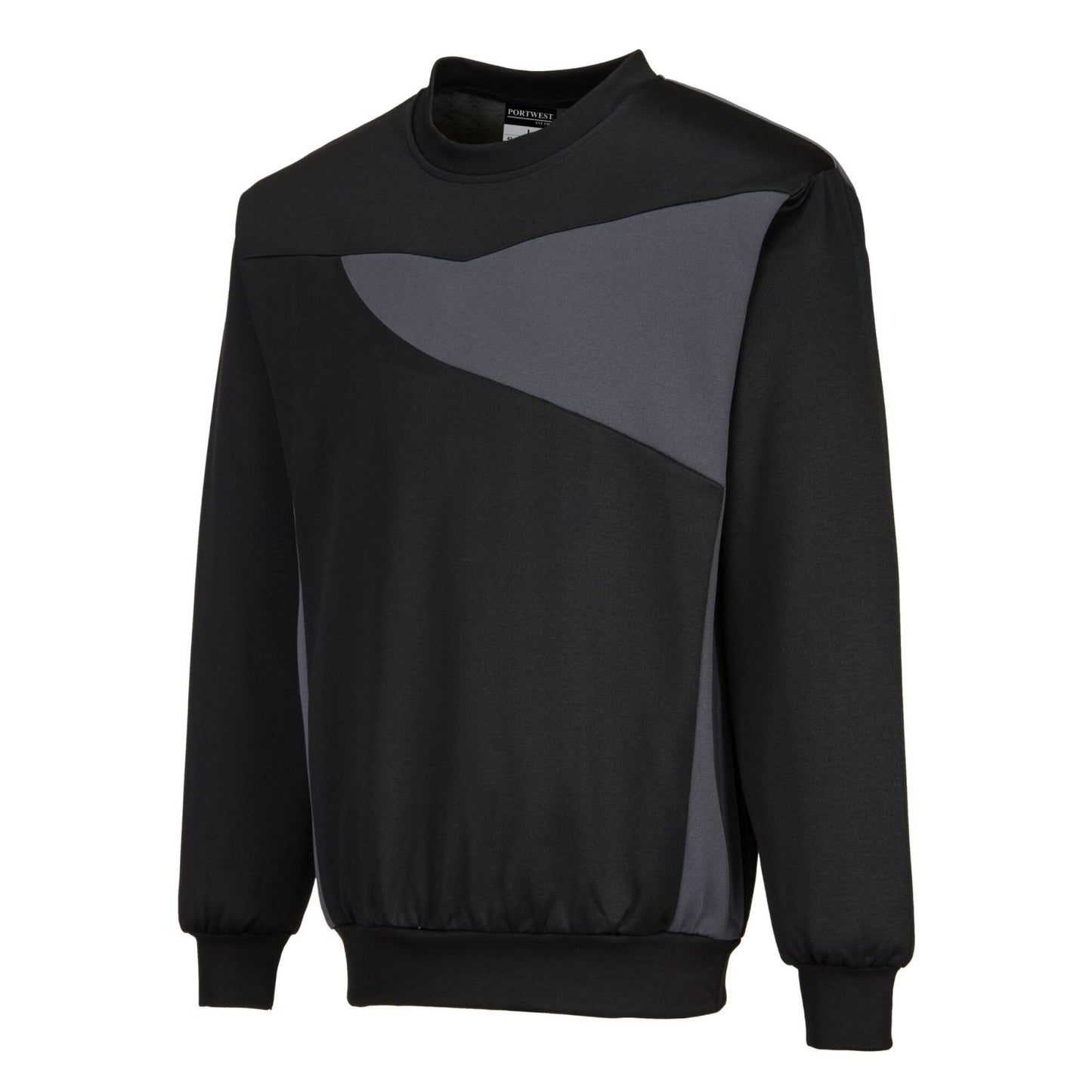 Portwest Sweaters PW273 zwart-zoomgrijs(BZ)