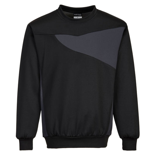Portwest Sweaters PW273 zwart-zoomgrijs(BZ)
