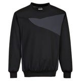 Portwest Sweaters PW273 zwart-zoomgrijs(BZ)