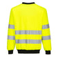 Portwest PW2 Hoge zichtbaarheid Sweatshirt PW277 PW2 Hi-Vis ronde hals geel-zwart(YB)
