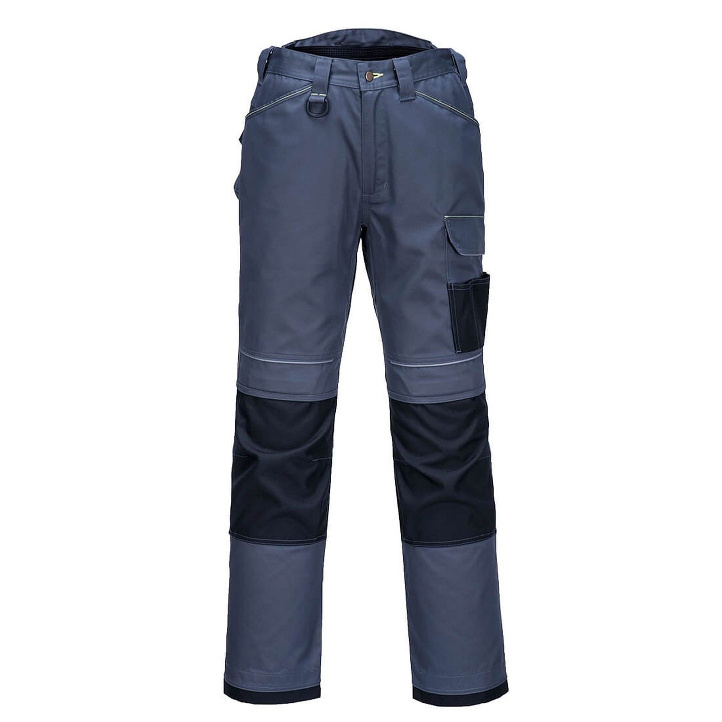 Portwest PW3 Workwear Broek PW304 lichtgewicht stretch zoomgrijs-zwart(ZB)