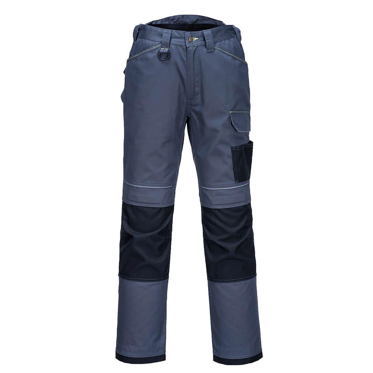 Portwest PW3 Workwear Broek PW304 lichtgewicht stretch zoomgrijs-zwart(ZB)