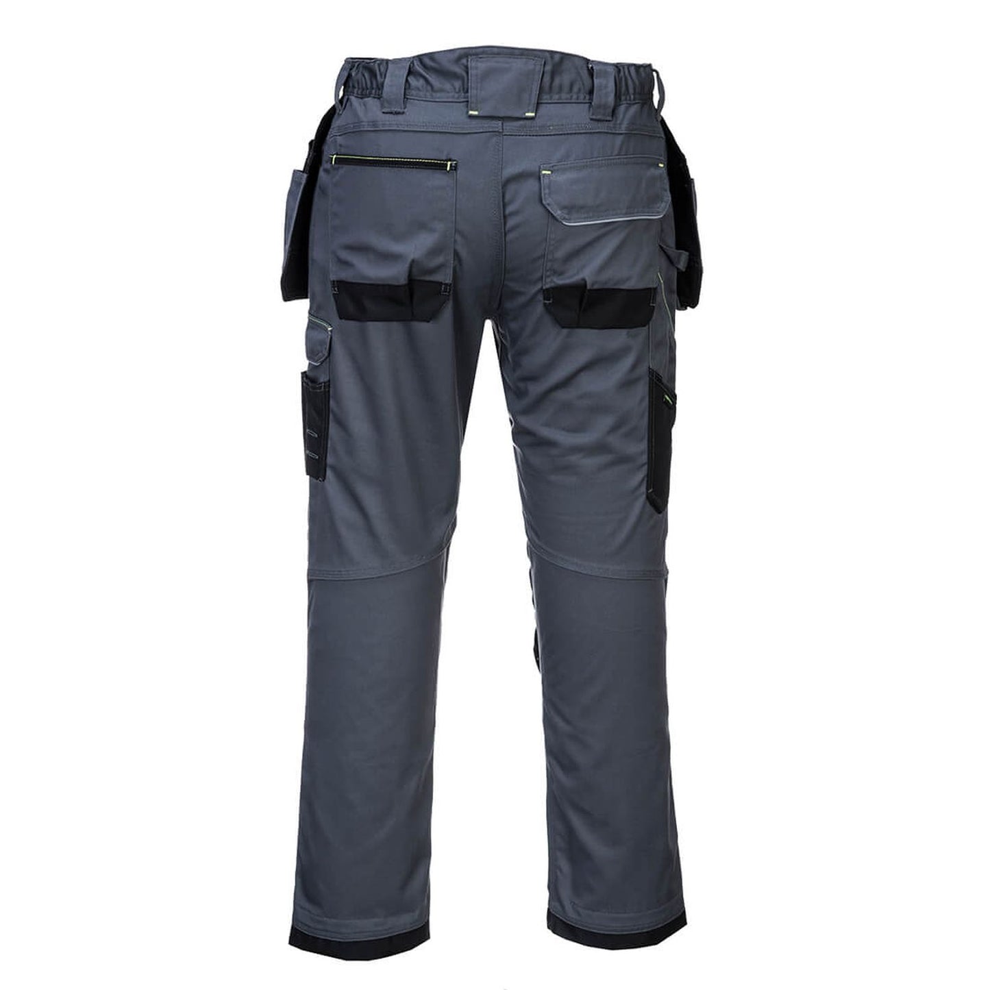 Portwest PW3 Workwear Broek PW305 stretch holsterzakken zoomgrijs-zwart(ZB)