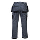 Portwest PW3 Workwear Broek PW305 stretch holsterzakken zoomgrijs-zwart(ZB)
