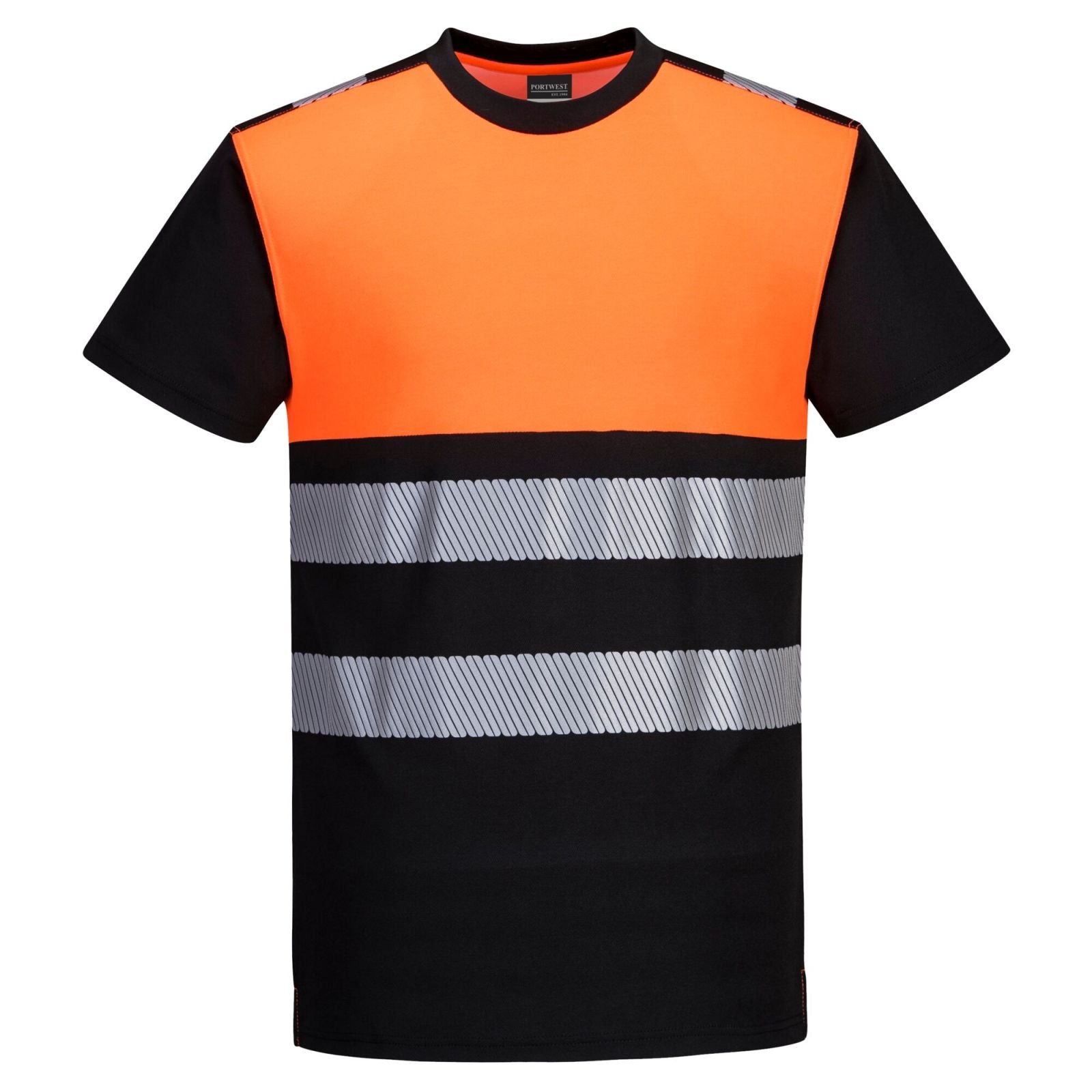 Portwest PW3 Shirts PW311 zwart-oranje(BK)