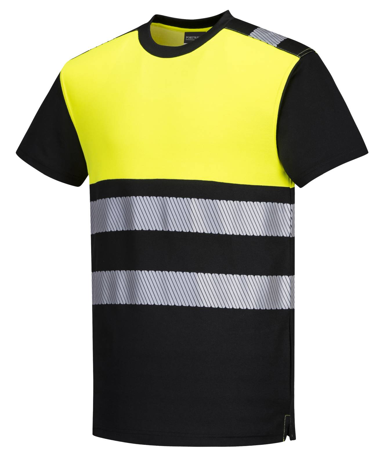 Portwest PW3 Shirts PW311 zwart-geel(BK)