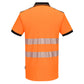 Portwest PW3 Hoge zichtbaarheid Poloshirt PW317 Hi-Vis Katoen comfort Korte Mouw oranje-zwart(OB)