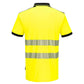 Portwest PW3 Hoge zichtbaarheid Poloshirt PW317 Hi-Vis Katoen comfort Korte Mouw geel-zwart(YB)