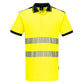 Portwest PW3 Hoge zichtbaarheid Poloshirt PW317 Hi-Vis Katoen comfort Korte Mouw geel-zwart(YB)