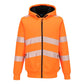 Portwest PW3 Hoge zichtbaarheid Hoodie PW321 Hi-Vis Winter rits oranje(OR)