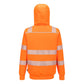 Portwest PW3 Hoge zichtbaarheid Hoodie PW321 Hi-Vis Winter rits oranje(OR)