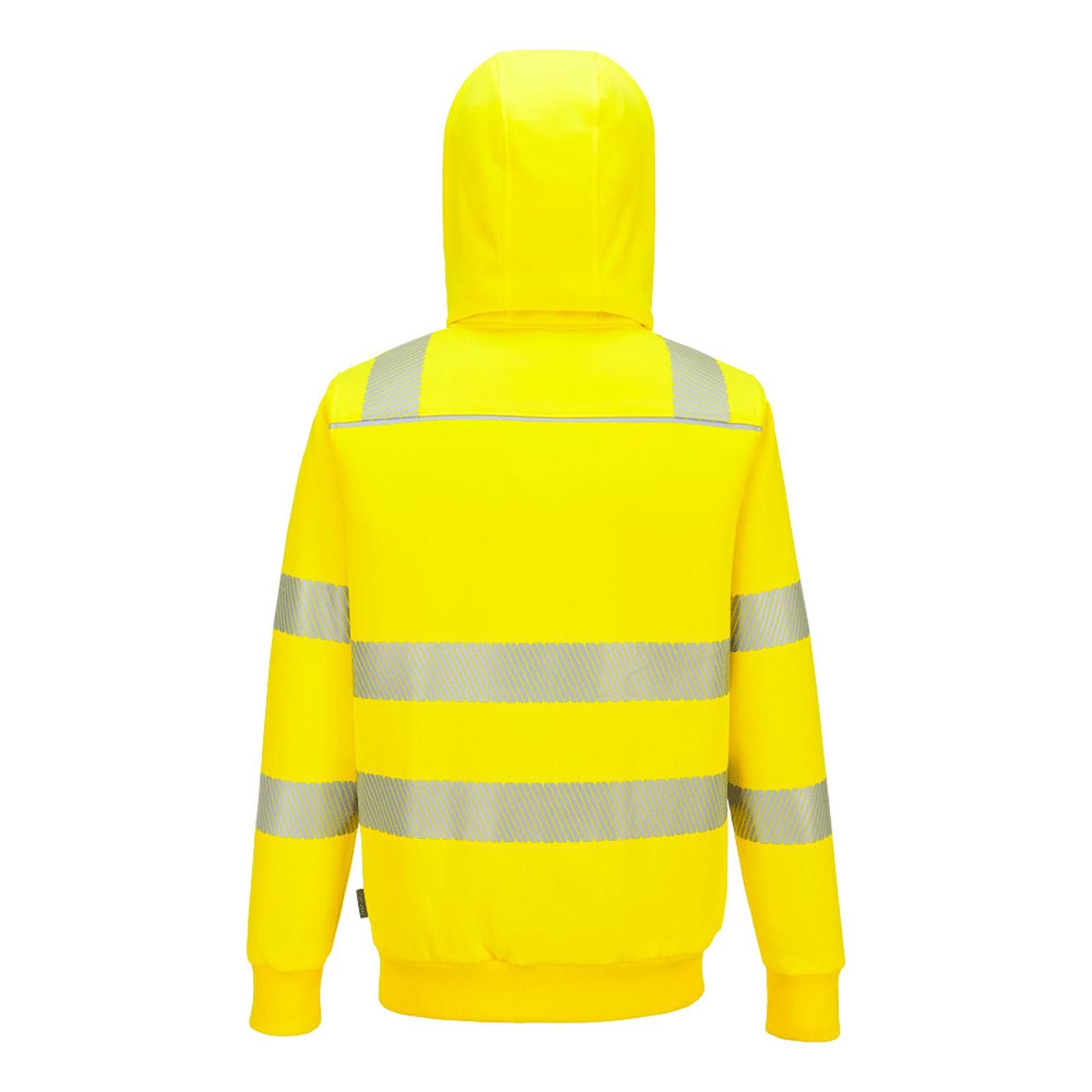 Portwest PW3 Hoge zichtbaarheid Hoodie PW321 Hi-Vis Winter rits geel(YE)