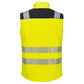 Portwest PW3 Hoge zichtbaarheid Bodywarmer PW325 Gilet (3L) HiVis Softshell geel-zwart(YB)