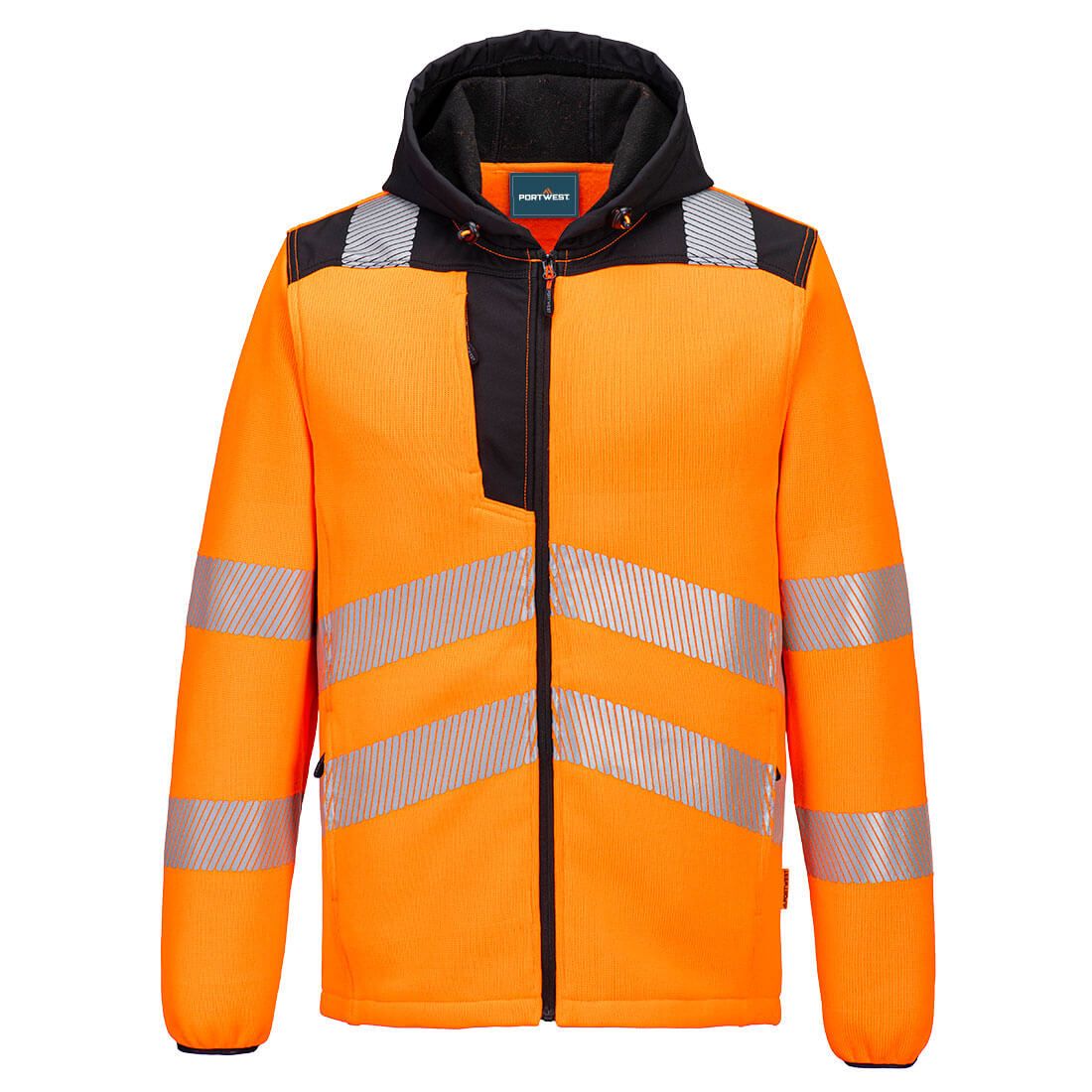 Portwest PW3 Hoge zichtbaarheid Jas PW335 Technical Fleece HiVis oranje-zwart(OB)