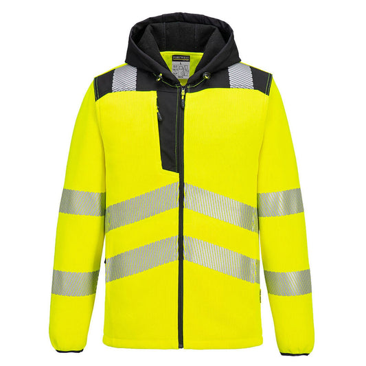 Portwest PW3 Hoge zichtbaarheid Jas PW335 Technical Fleece HiVis geel-zwart(YB)