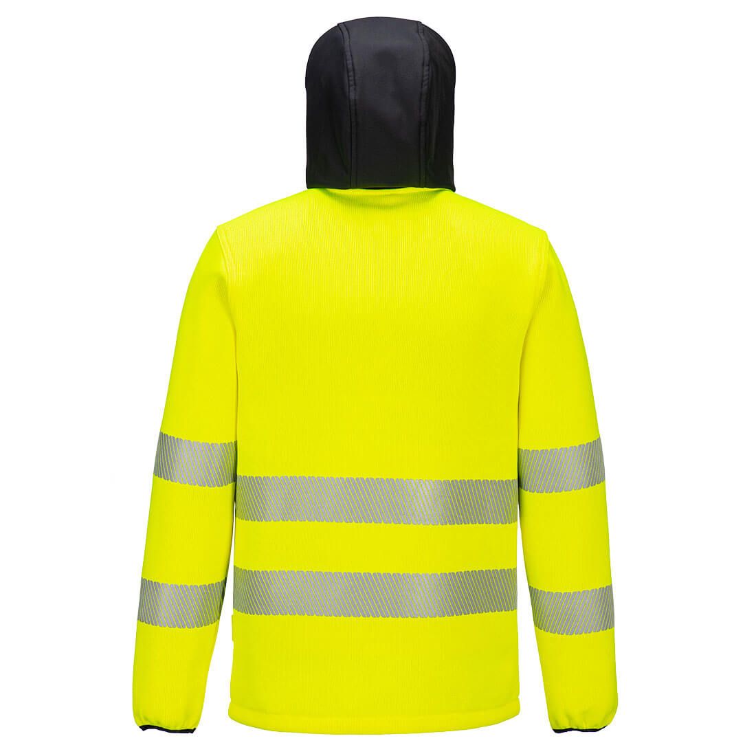 Portwest PW3 Hoge zichtbaarheid Jas PW335 Technical Fleece HiVis geel-zwart(YB)