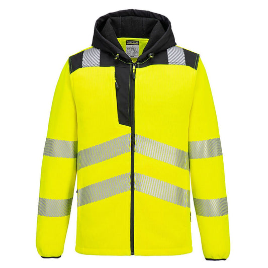 Portwest PW3 Hoge zichtbaarheid Jas PW335 Technical Fleece HiVis geel-zwart(YB)