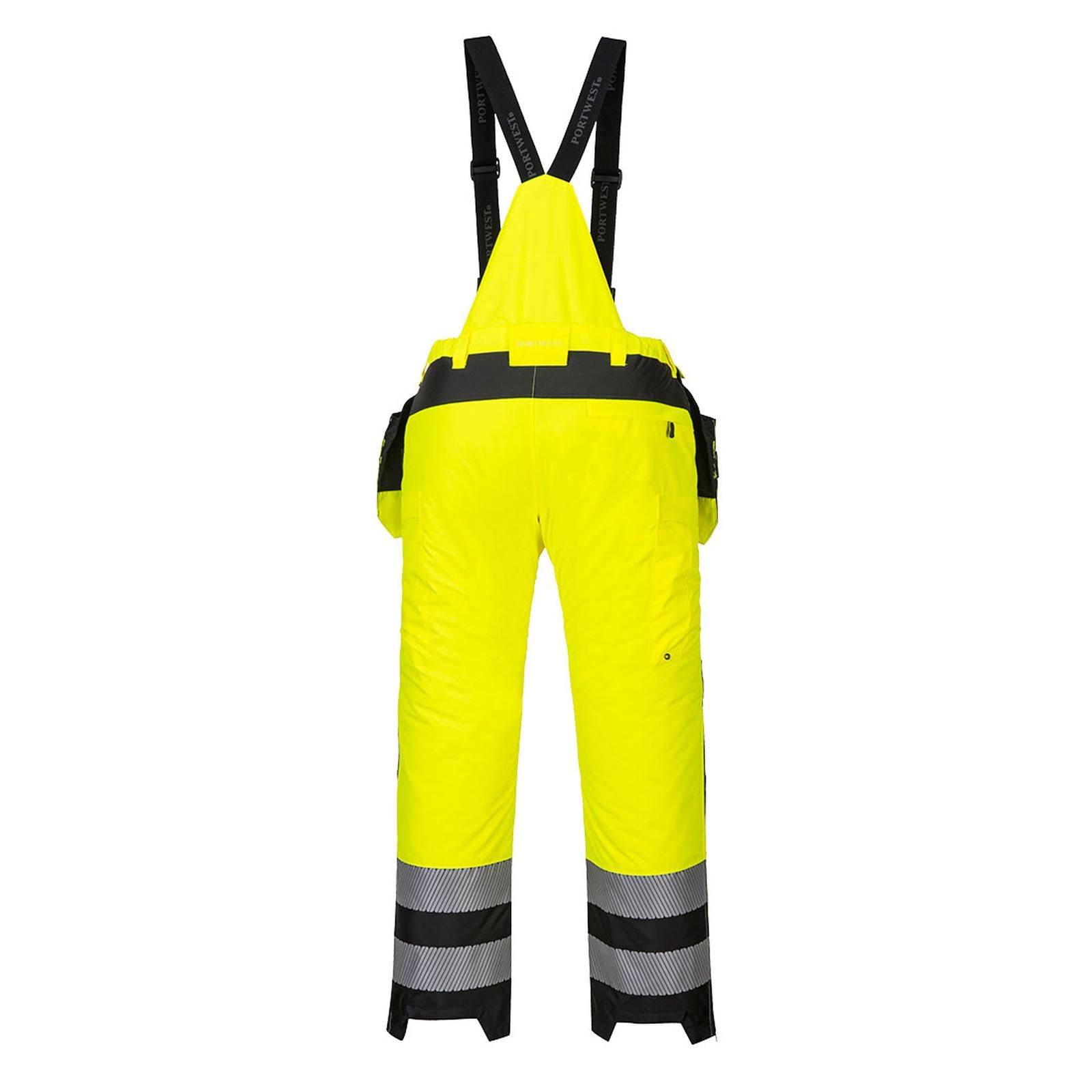 Portwest PW3 PW3 Hi-Vis winter broek PW351 geel-zwart(YB)
