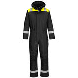 Portwest PW3 Regenoveralls PW353 zwart-geel(BK)