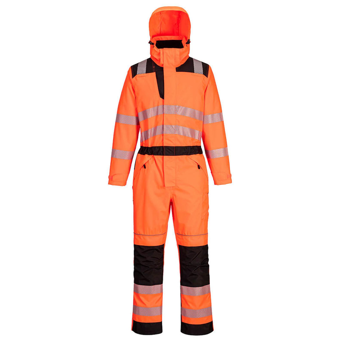 Portwest PW3 Regenoveralls PW355 oranje-zwart(OB)