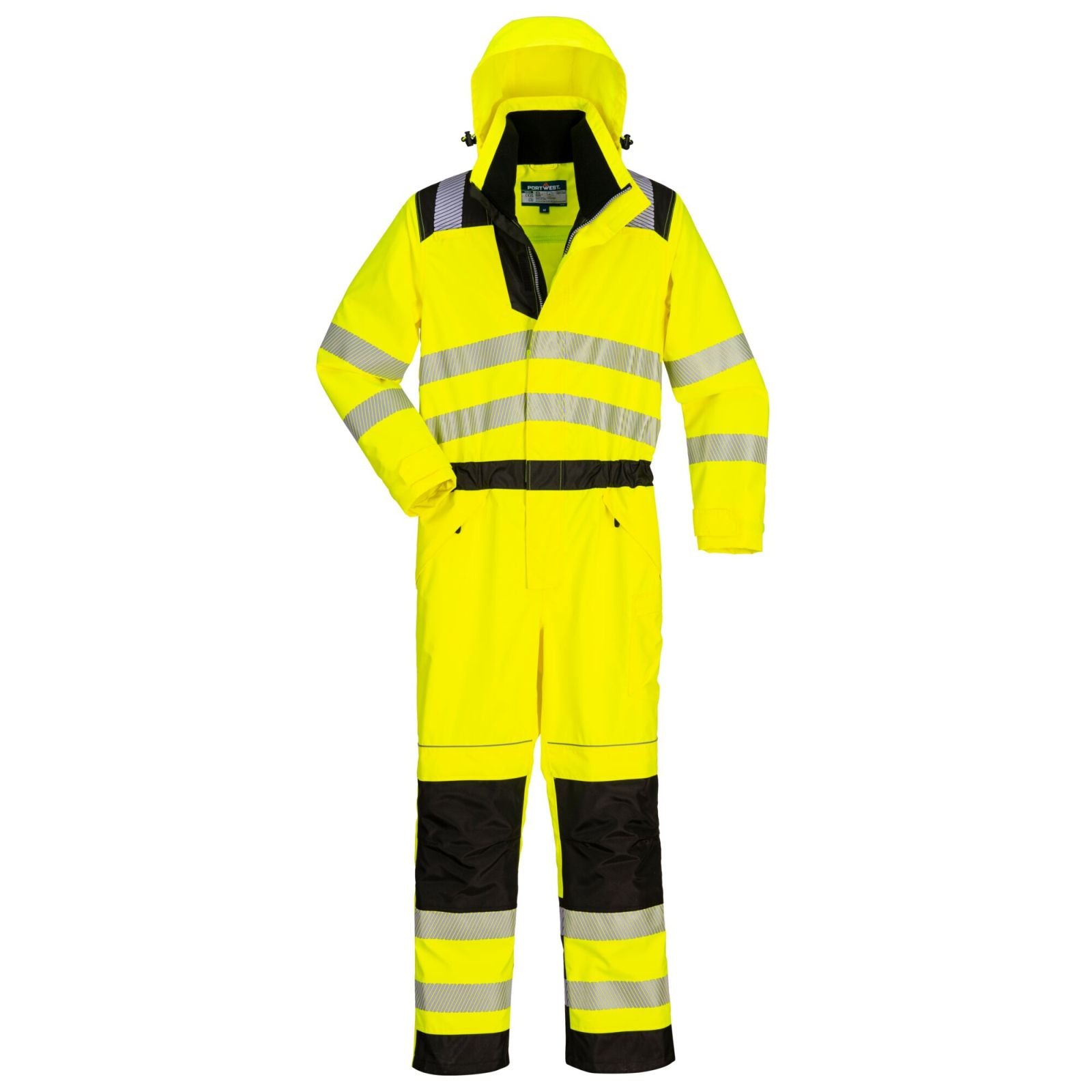 Portwest PW3 Regenoveralls PW355 geel-zwart(YB)