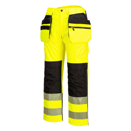 Portwest PW3 Amerikaanse regenoveralls PW356 geel-zwart(YB)