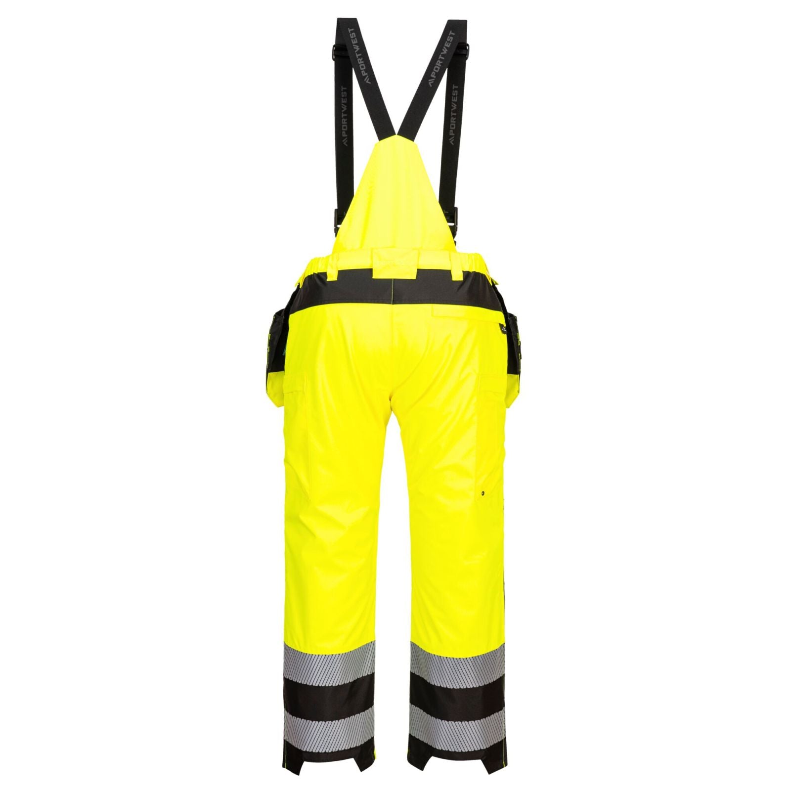 Portwest PW3 Amerikaanse regenoveralls PW356 geel-zwart(YB)