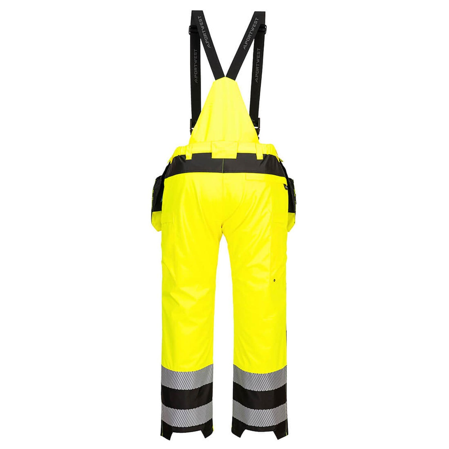 Portwest PW3 Amerikaanse regenoveralls PW356 geel-zwart(YB)