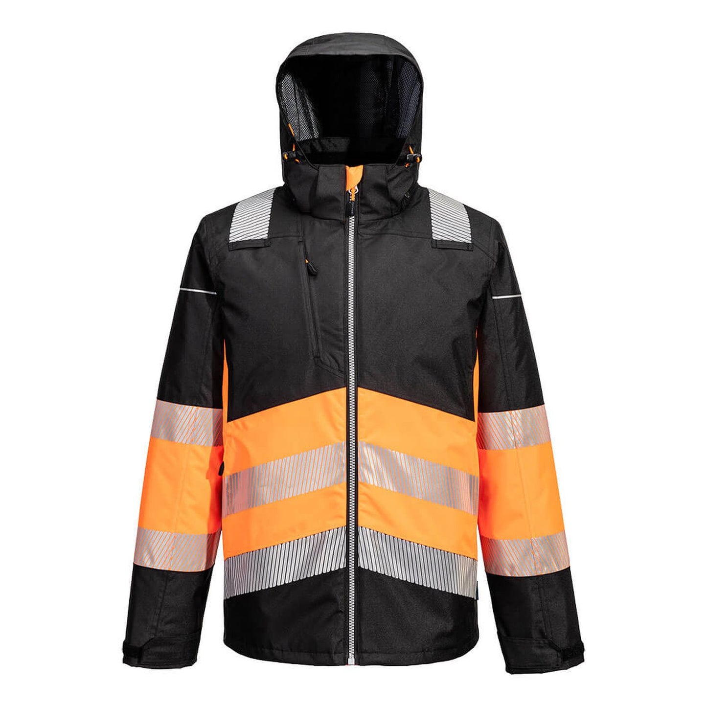 Portwest PW3 Hoge zichtbaarheid Winterjack PW364 Hi-Vis klasse 1 oranje-zwart(OB)