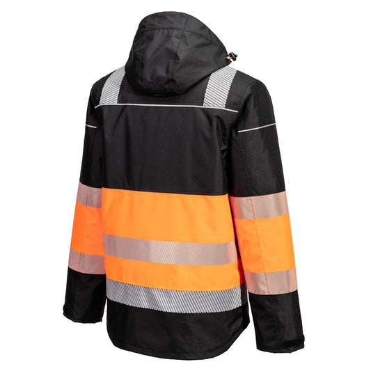 Portwest PW3 Hoge zichtbaarheid Winterjack PW364 Hi-Vis klasse 1 oranje-zwart(OB)