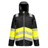 Portwest PW3 Hoge zichtbaarheid Winterjack PW364 Hi-Vis klasse 1 geel-zwart(YB)