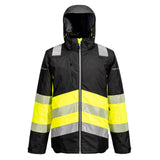 Portwest PW3 Hoge zichtbaarheid Winterjack PW364 Hi-Vis klasse 1 geel-zwart(YB)