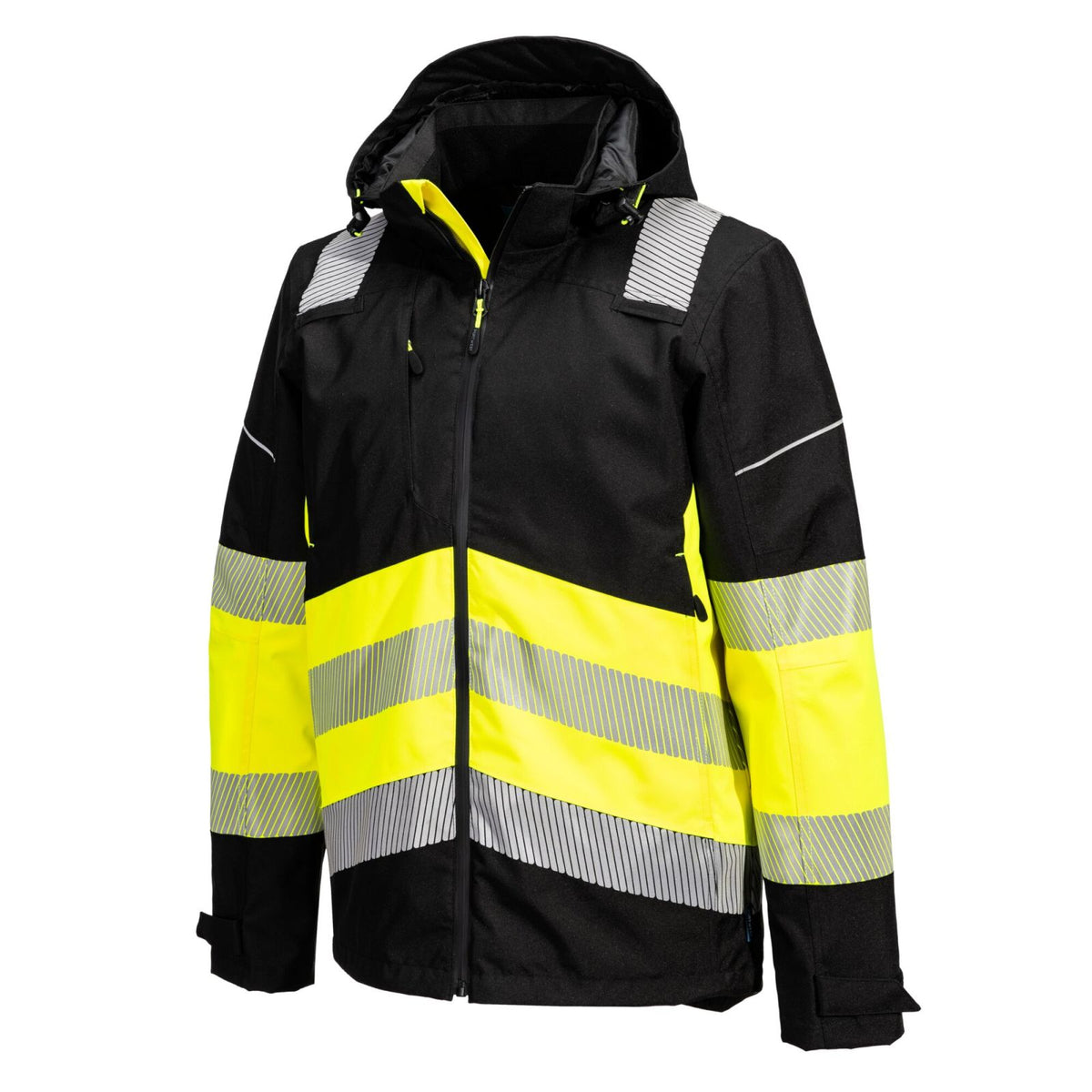 Portwest PW3 Hoge zichtbaarheid Regenjack PW368 Extreme Hi-Vis Klasse 1 geel-zwart(YB)