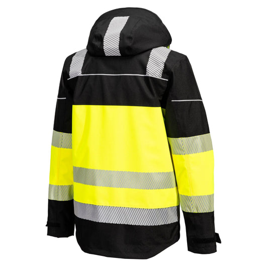Portwest PW3 Hoge zichtbaarheid Regenjack PW368 Extreme Hi-Vis Klasse 1 geel-zwart(YB)